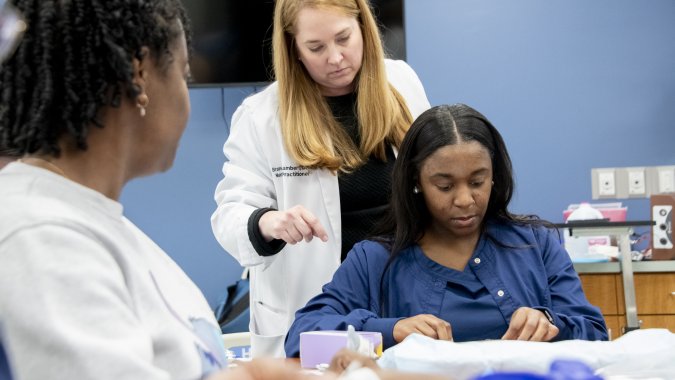 DNP Students with Instructor