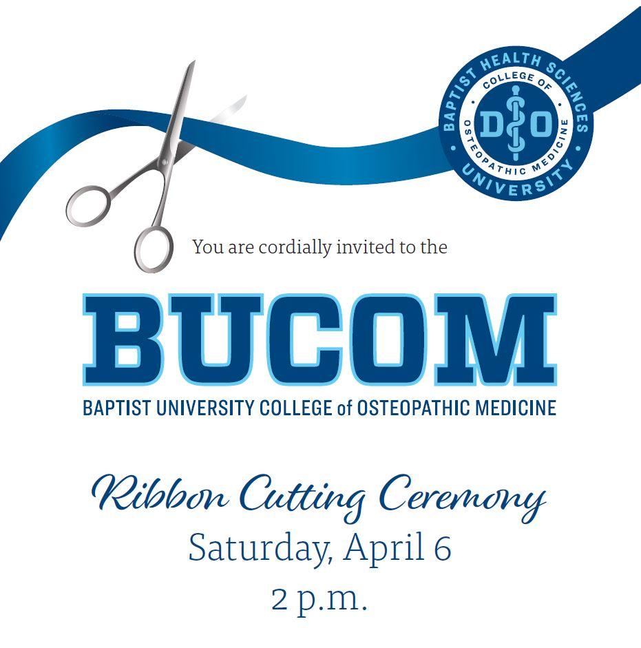 BUCOM Ribbon Cutting April 6 2 pm