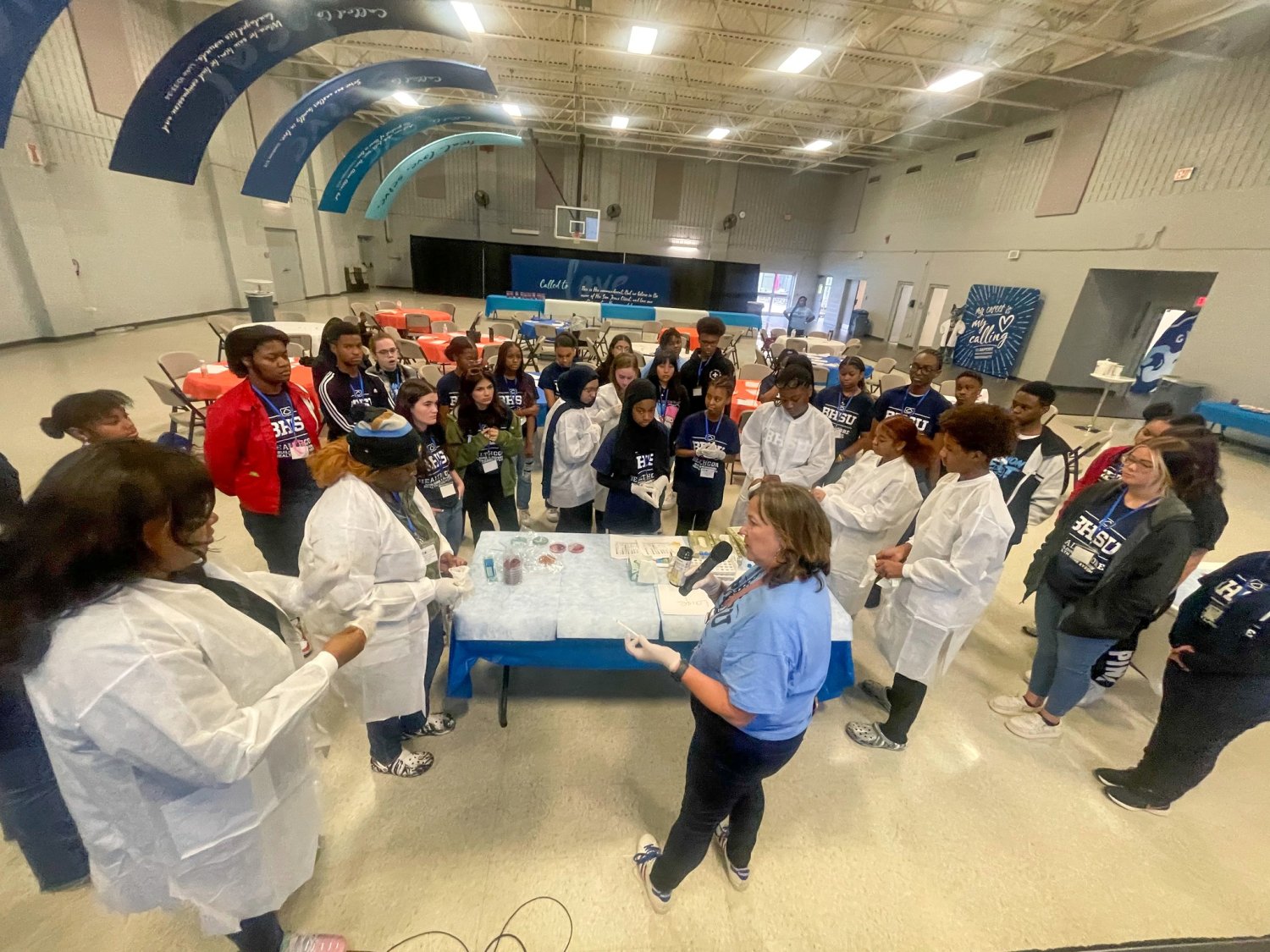 MLS demonstration at Stem Camp