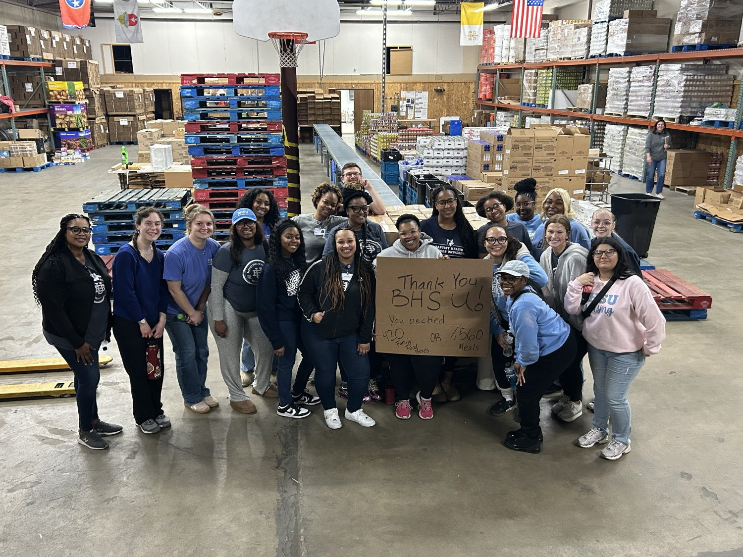 Spiritual Renewal Month at Baptist University Service Projects